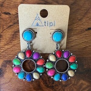 Tipi Multicolor Bohemian Earrings
